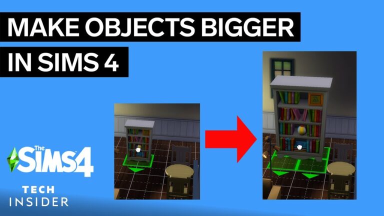 Cómo hacer objetos más grandes en Los Sims 4 【2025