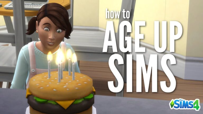 Cómo hacer que los Sims envejezcan en Los Sims 4 【2025